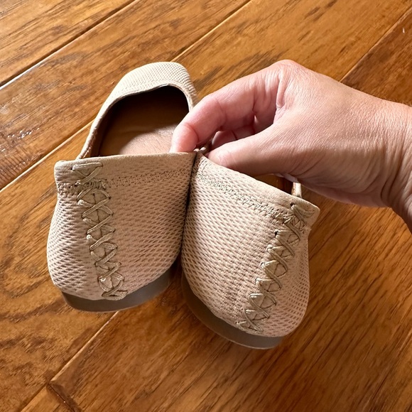 Lucky Brand Juthro Leather Cortado Tan Flats Size 8 - Picture 5 of 8